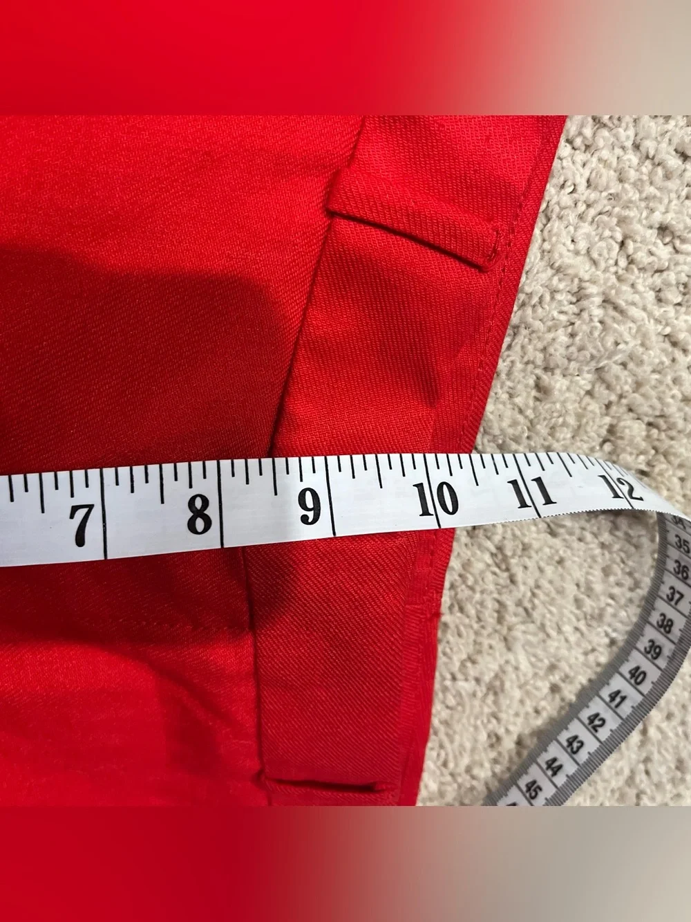 Banana republic Avery Pant Linen red size 4